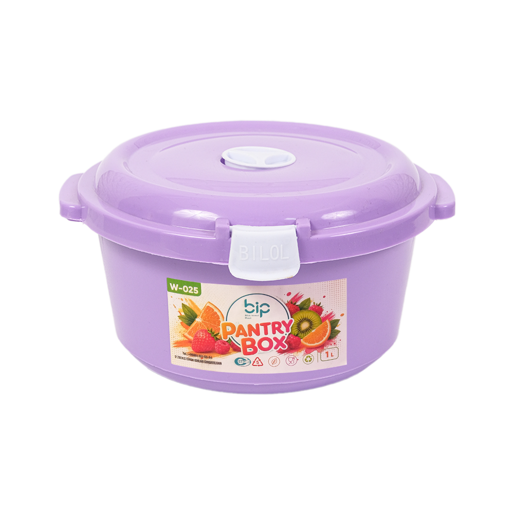 Konteyner dumaloq "Bilol" 1,0 litr