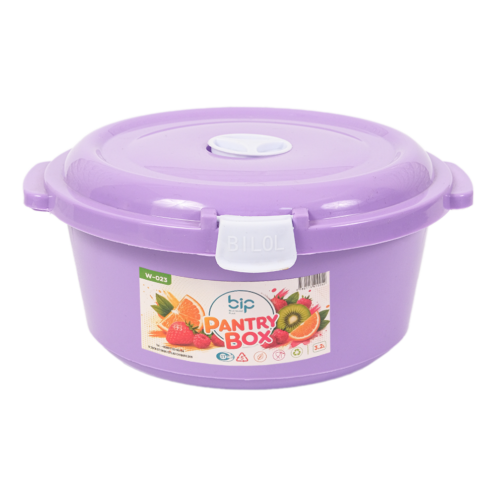 Konteyner dumaloq "Bilol" 3,2 litr